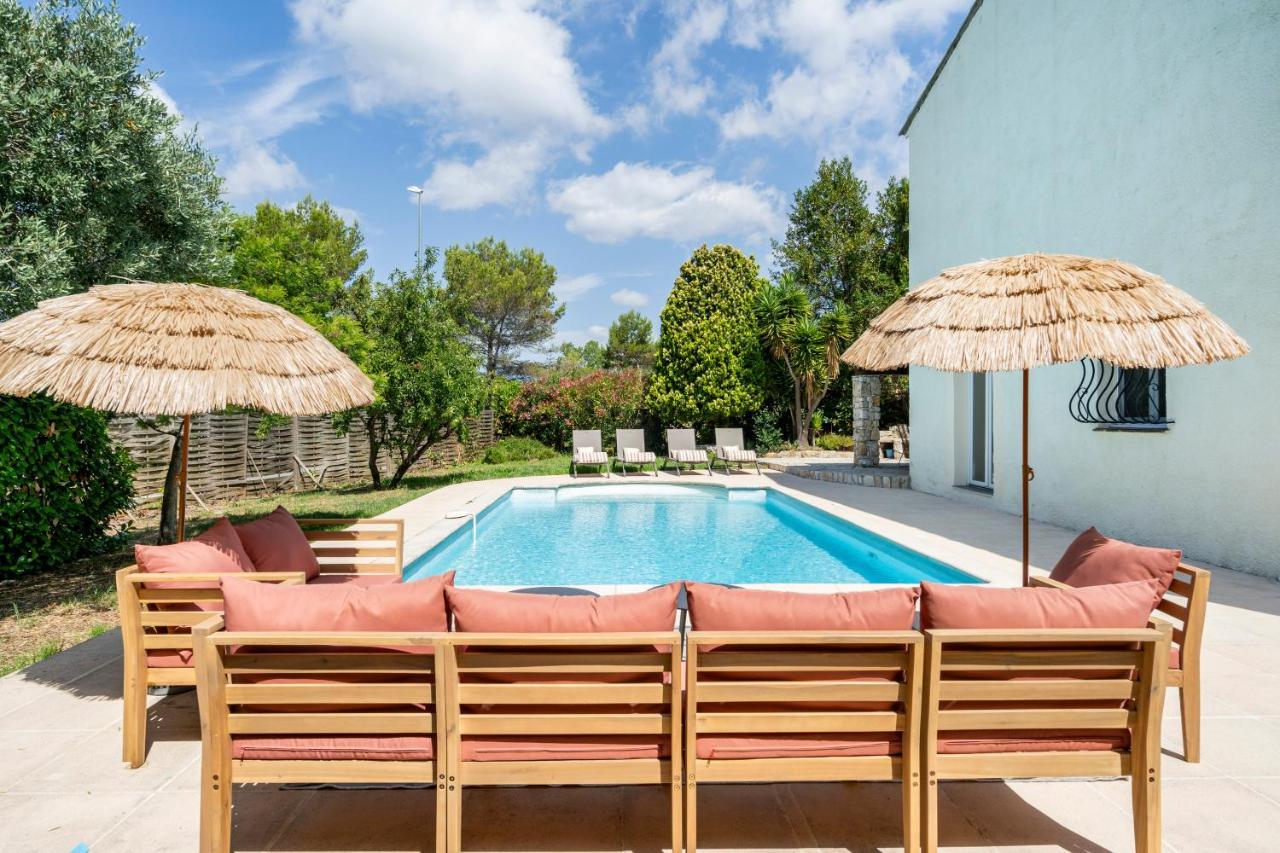 Belle Villa De Charme Avec Piscine Антиб Екстериор снимка