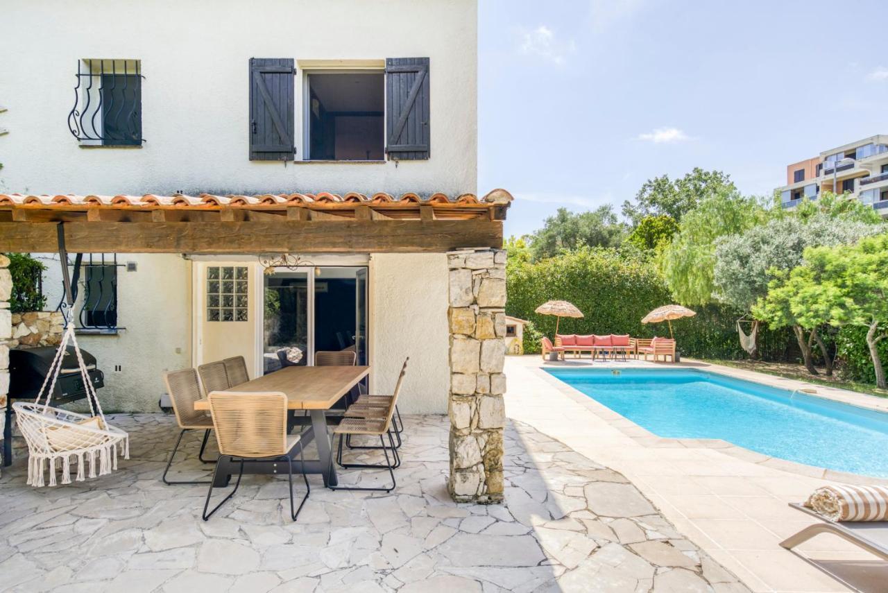Belle Villa De Charme Avec Piscine Антиб Екстериор снимка