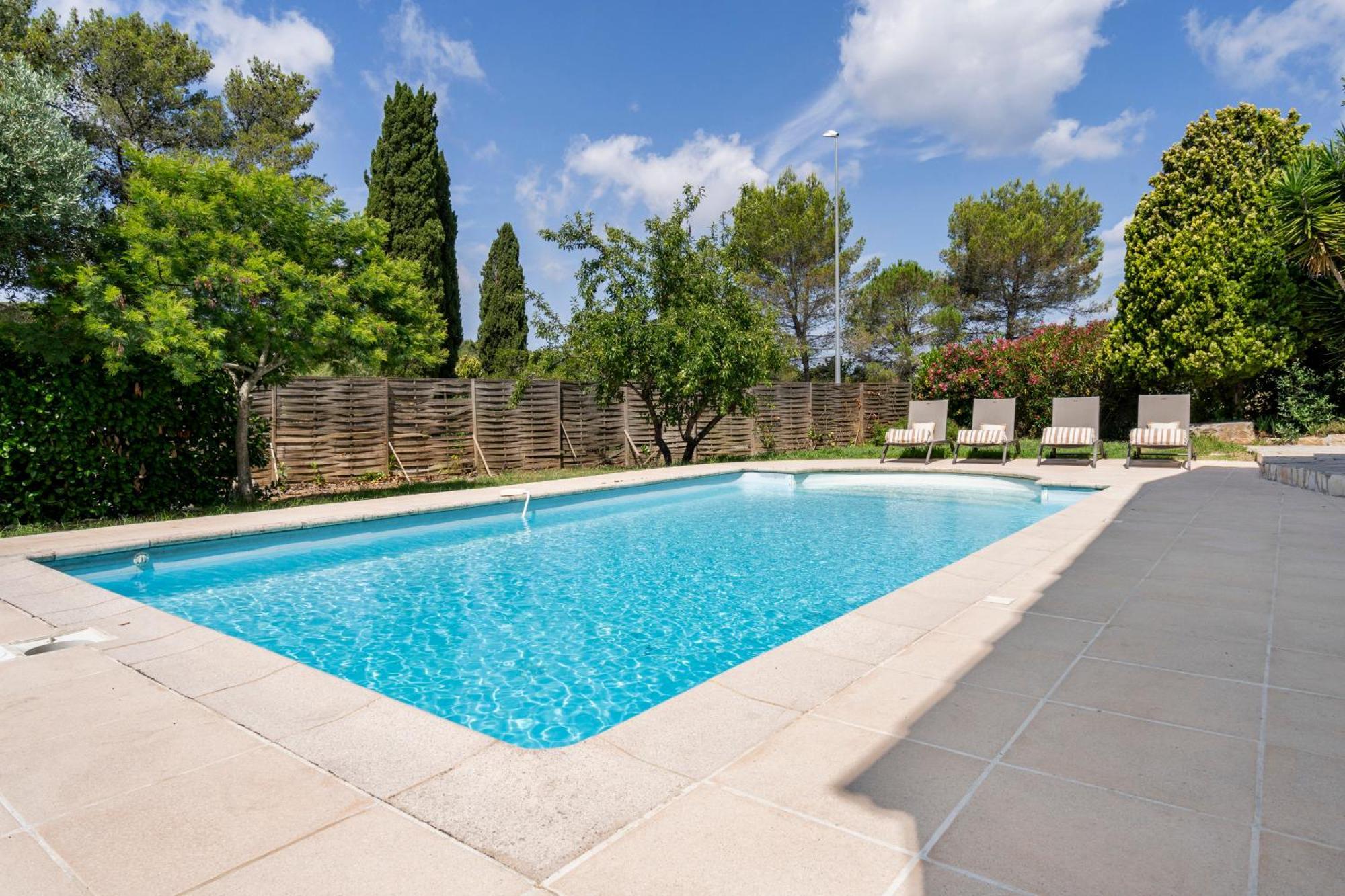Belle Villa De Charme Avec Piscine Антиб Екстериор снимка